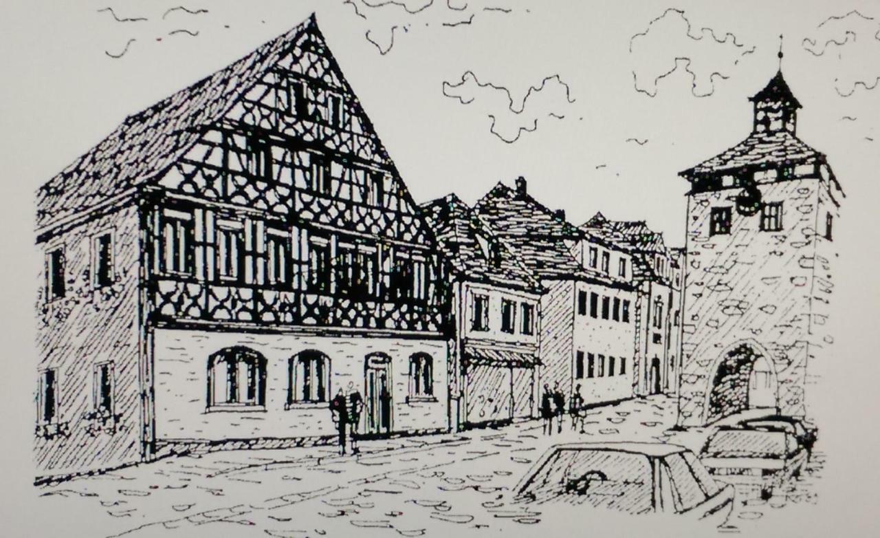 Hotel-Gasthof Krone-Lax Scheinfeld Bagian luar foto